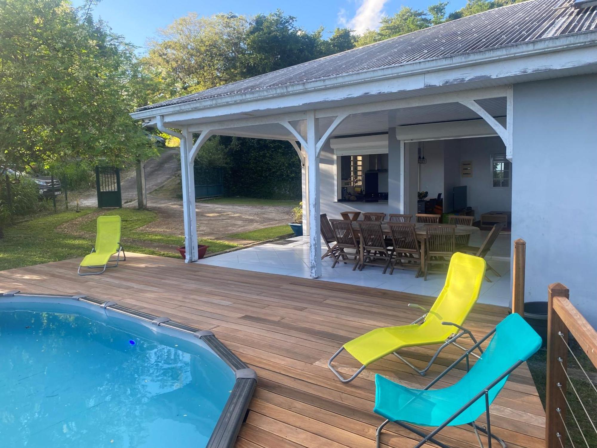 Les Terrasses De Maelle - Jolie Villa F4 Vue Mer Riviere-Salee Exterior photo