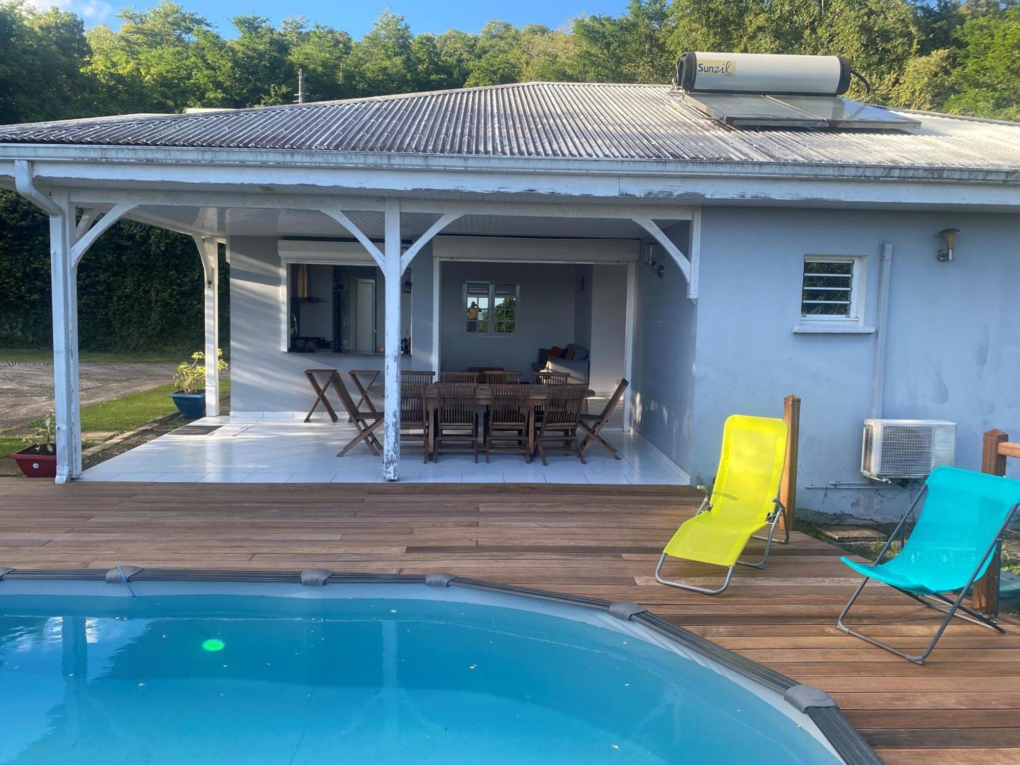 Les Terrasses De Maelle - Jolie Villa F4 Vue Mer Riviere-Salee Exterior photo